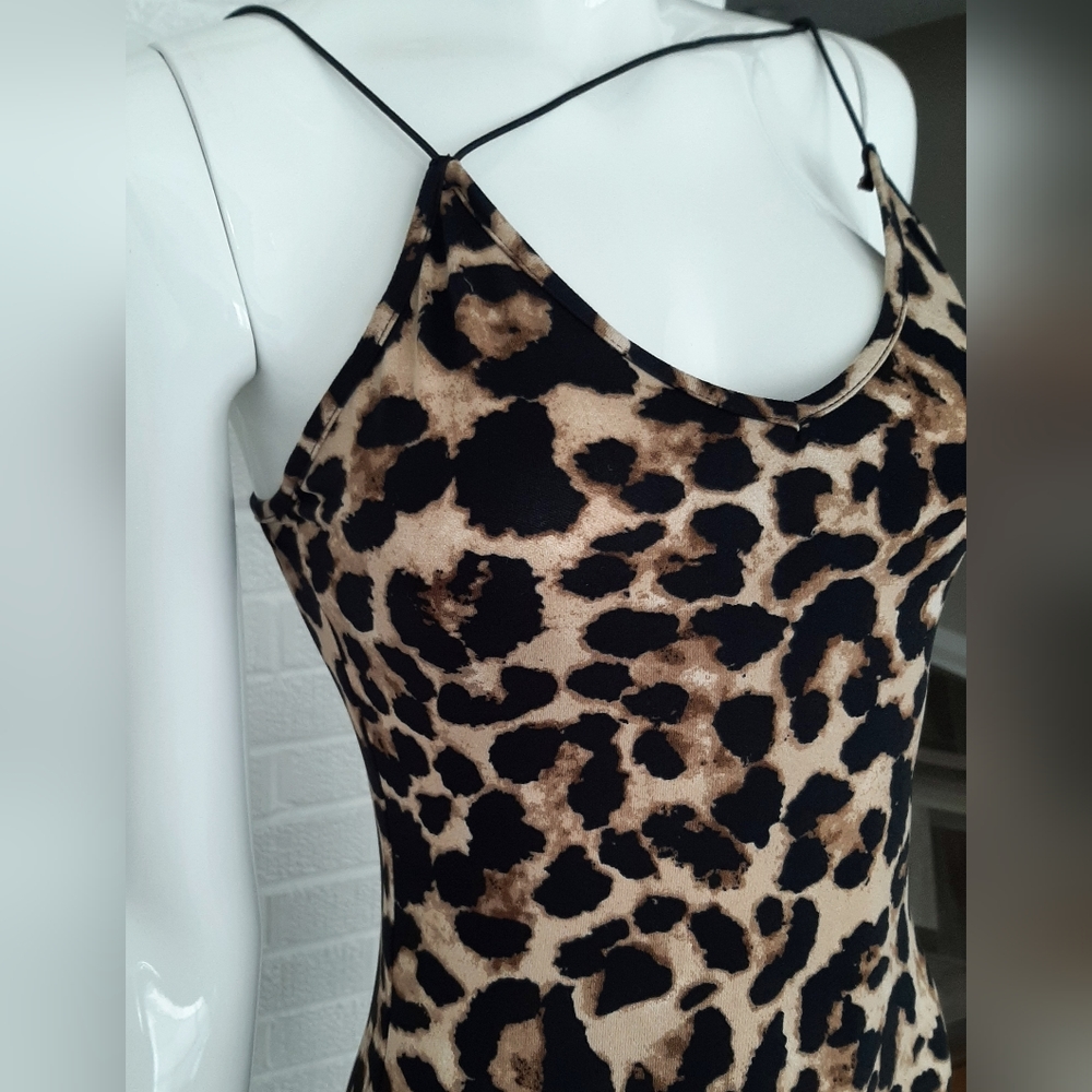 Leopard print dress
